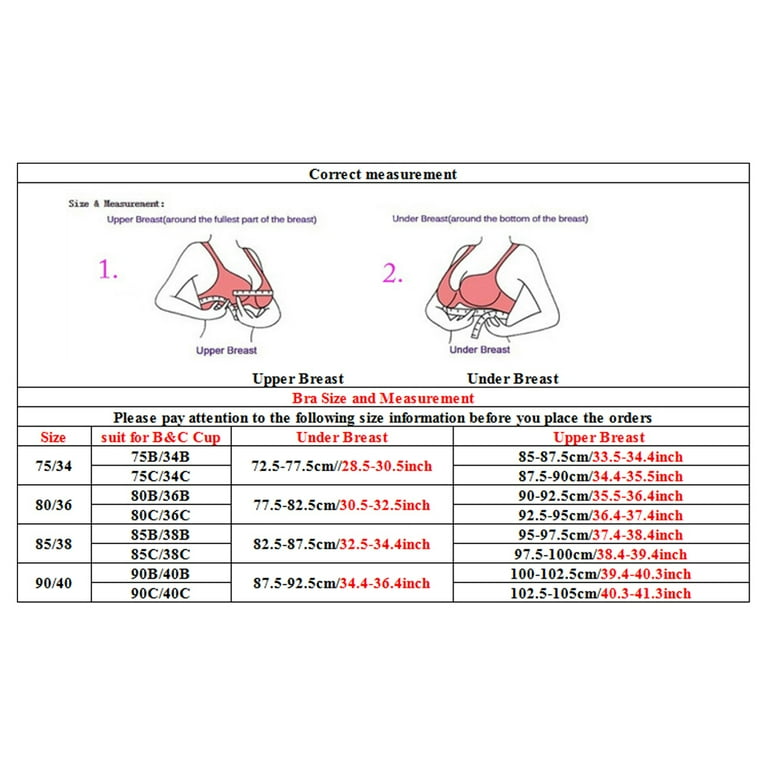 Mammae Nursing Bra Size 34C (Red) (75C European)