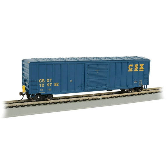 bachmann-acf 50'6" outside-braced boxcar - flashing rear end device - ready to r