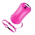 thumbnail image 2 of Bolsa de natación Naiovety Inflable de PVC Boya salvavidas con cinturón ajustable Rosa roja, 2 of 6
