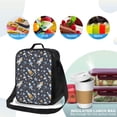 thumbnail image 4 of Easygdp Space Cars Print Lunch Box Large capacity Lunch Bag Leakproof Cooler Tote Bag Organizer with Adjustable Shoulder Strap, 4 of 7