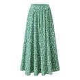 thumbnail image 5 of Edvintorg Floral Skirt for Girls Summer Elastic Waist Loose Casual Beach Skirts Midi Length Fashion Clothing, 5 of 7