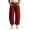 Wine, variant on Lmnyox Wide Leg Pants for Women Lightweight High Waist Lounge Trousers Casual Loose Dress Pants with Pockets