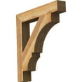 thumbnail image 2 of Ekena Millwork 4"W x 28"D x 28"H Balboa Block Rough Sawn Bracket, Western Red Cedar, 2 of 25