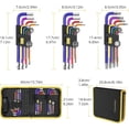 thumbnail image 6 of AMTOVL 27PCS Hex Key Set: Metric/SAE/Star, Extra Long Ball Head, T-Handle, for DIY & Mechanics, 6 of 9
