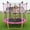 Pink, variant on Noble House 5.5 FT Kids Trampoline with Safety Enclosure Net, Indoor Outdoor Trampoline, U-Shape Stable Legs, Blue