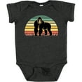 thumbnail image 3 of Inktastic Gorilla Retro Sunset Jungle Animal Boys or Girls Baby Bodysuit, 3 of 5