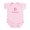 Petal Pink, variant on CafePress - B Is For Brooklyn Infant Bodysuit - Baby Light Bodysuit, Size Newborn - 24 Months