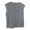 thumbnail image 4 of Hessimy Men's Tank Tops Knit Sleeveless Workout T Shirt Muscle Gym Fitness Tee（Grey,XL), 4 of 8