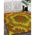 thumbnail image 2 of Ahgly Company Indoor Rectangle Patterned Orange Gold Area Rugs, 2' x 3', 2 of 6