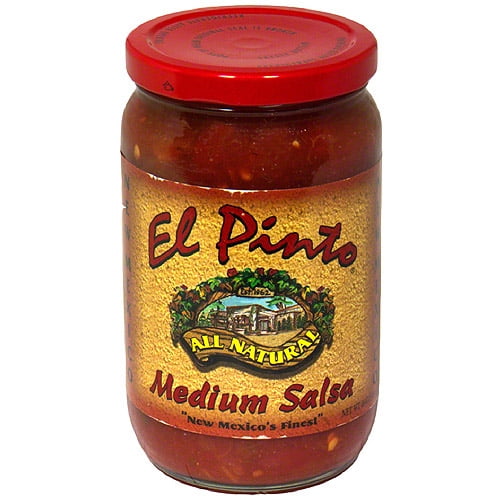 El Pinto Medium Salsa, 16 oz, (Pack of 6)