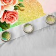 thumbnail image 4 of Homewish Pink Rose Floral Blackout Curtains Set of 2 (52x84 Each), Sequin Print Unicorn Window Curtains, Romantic Fashion Curtains and Drapes, Curtains and Drapes Decor, 4 of 6