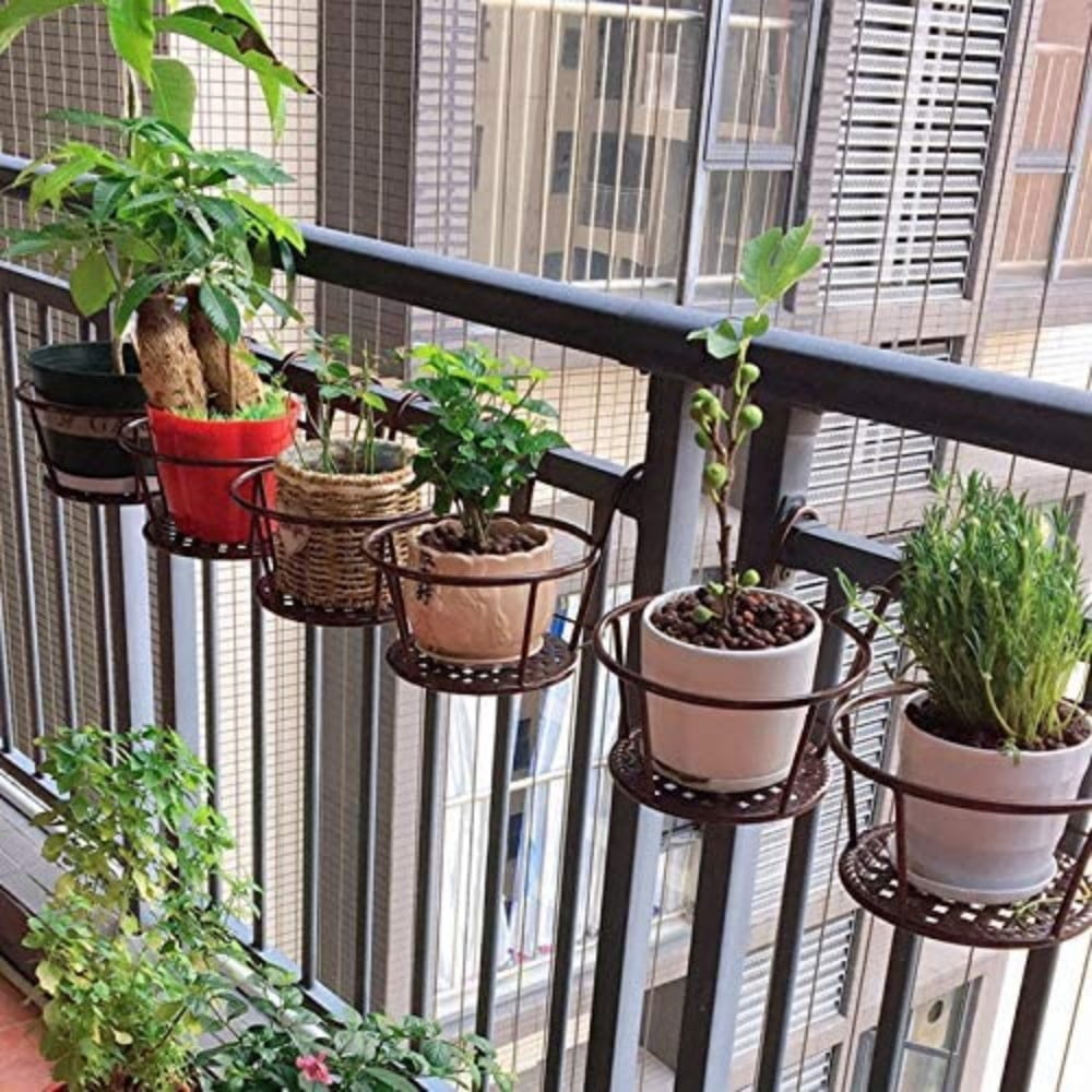 Railscapes Plant Holder Between Rails Hanging Trough Planter Balcony ...