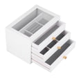 thumbnail image 4 of 3 Layers Wood Jewelry Jewelry Box, Jewelry Display Box Box, Jewelry Organizer Display Case with 3 Drawers for Ring Bracelet Necklace Storage, Closet  Vanity Decoration, 4 of 7