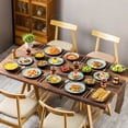 thumbnail image 6 of MALACASA 16 Piece Dinnerware Set, Stoneware Tableware Set For 4, Dark Green Dishes Plate, 6 of 7