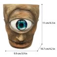 thumbnail image 4 of Techinal Cyclops Flower Jar Pot Western Mythological Figures Resin Character Statue Sculpture Desktop Indoor Planter Pen Holder, 4 of 15
