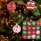thumbnail image 5 of 16 Piezas de Suministros de Decoración Navideña, Juego de Navidad Colorido de 6 Cm, Decoración de Ventana de Plástico, Árbol de Navidad, Colgante Pequeño, 5 of 6