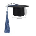 thumbnail image 2 of Graduation Caps Decor With Colorful Tassels Graduation Party Supplies Graduation Party Bottle Topper Decoration, 2 of 6
