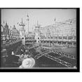 thumbnail image 2 of Historic Framed Print, In Luna Park, Coney Island, N.Y., 17-7/8" x 21-7/8", 2 of 9