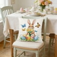 thumbnail image 5 of Pillow Clearance! YZEGDCH Easter Bunny Throw Pillow Covers 18"x18" Spring Cushion Case Decoration for Sofa & Bed Farmhouse Home Decor Easter Gift, 5 of 6