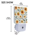 thumbnail image 4 of Yayeee LED Night Light for The Home Plug in With Light Sensors 2 Pack, Sunflowers and Leaves Pattern, 4 of 6