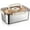 1 Pack, variant on Airtight 316 Stainless Steel Bread Box with Lid & Handle, Time Recording Bread Storage Container, Dishwasher Safe Bread Keeper for Homemade Bread Loaf