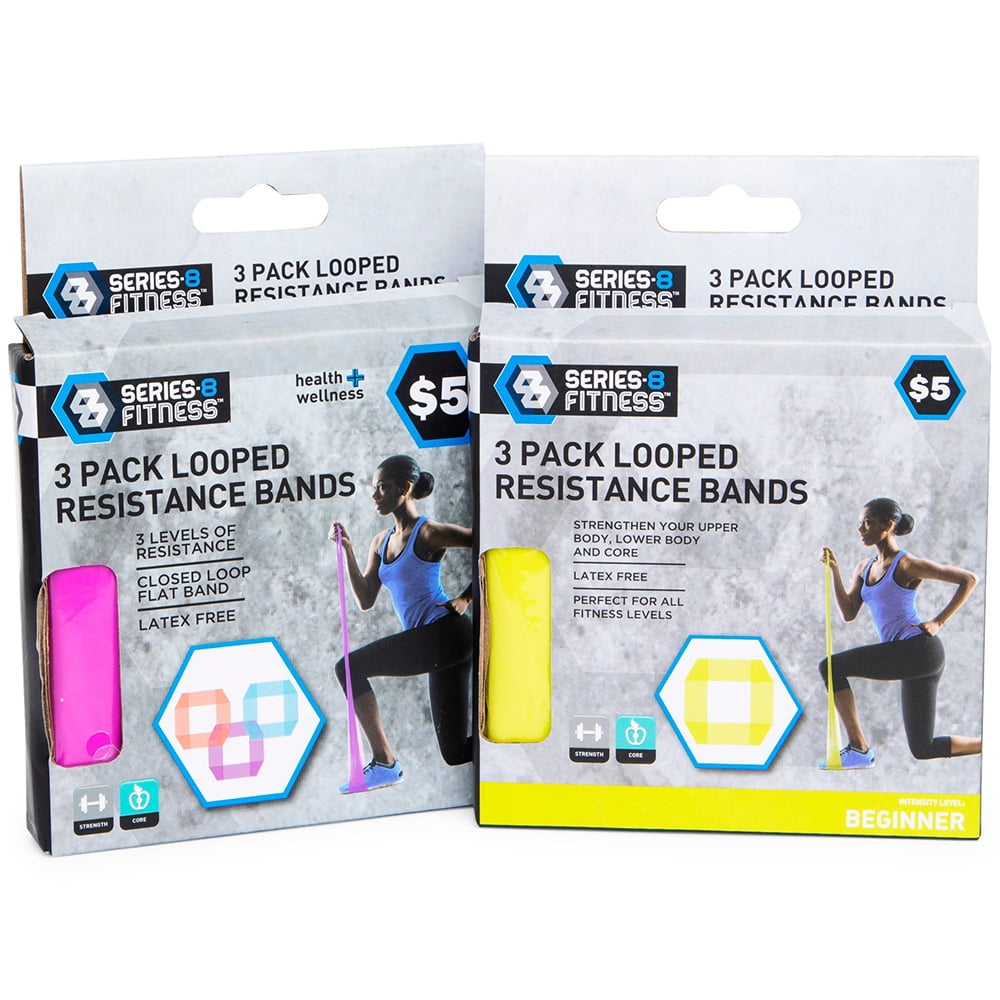 Series8 Fitness Resistance Bands 3Pack Walmart Canada