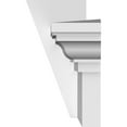 thumbnail image 4 of Ekena Millwork 88" Bottom Width x 91 1/2" Top Width x 6"H x 1"P Traditional Crosshead w/ Flat Keystone, 4 of 24