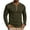 Army Green, variant on Henley Shirts for Men Long Sleeve Ribbed Knit Casual Tees with Contrast Button Placket Slim Fit Pullover Tops Basic Lightweight T-Shirts for Fall Everyday Lounge