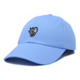 thumbnail image 5 of Dalix British Shorthair Cat Cotton Dad Hat Adjustable Cute Cat Lover Baseball Cap for Casual Wear Womens in Light Blue, 5 of 5