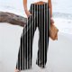 thumbnail image 1 of WILLBEST Pantalones Casuales de Mujer, Cintura Alta, Pierna Ancha, Estampados, con Bolsillos, para Uso Diario y Estilo. Extra Grande, 1 of 4