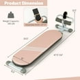 thumbnail image 3 of Gymax Multifunctional Sit Up Bench w/3 Gear Adjustable Angles & Adjustable Length Pink, 3 of 10