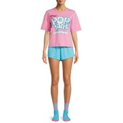 Kellogg's Women's Plus Size Pop-Tart Shorty Sleep Set, 3-Piece