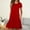 Red, variant on Sakmal Moo Moos for Women Nightgown Short Sleeve Pajama Dress Crew Neck Solid Lightweight Womens Nightgown with Pockets