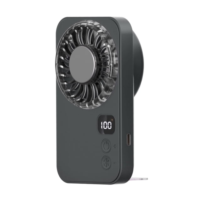 ICQOVD Desk Fan Usb Digital Display Cooling Fan 100 Speed Quiet Desktop office