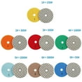 thumbnail image 2 of 4 Inch Diamond Dry Polishing Pad Flexible Sanding Disc for Granite Marble 2#, 2 of 7