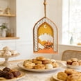 thumbnail image 4 of Handcrafted Wooden Ramadan Hanging Ornament with Eid Mubarak Design for Home Door Wall Display Festive Holiday Decor Piece Suitable for Office and Living Room Decorations, 4 of 6