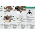 thumbnail image 2 of Craftmade Outdoor 52" Patio Fan Indoor / Outdoor Patio 44" - Silver, 2 of 7