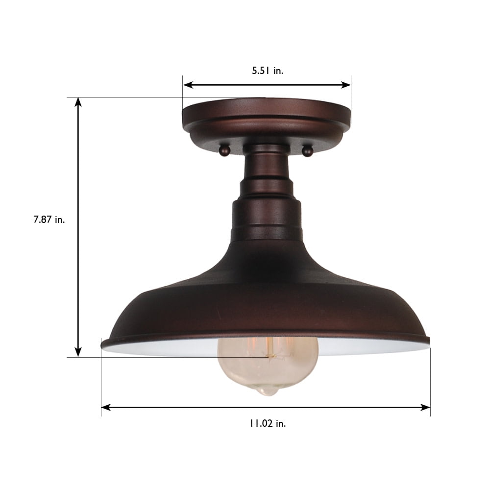 Design House 519884 Kimball Industrial Farmhouse 1 Light