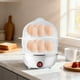 thumbnail image 4 of Mini Egg Cooker Acero inoxidable | Máquina de huevos cocidos eléctricos de doble capa | Cocina hasta 14 huevos | Aparato compacto para ahorrar espacio | Apagado rápido y automático | Negro Azul Rosa, 4 of 6