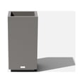 thumbnail image 1 of Veradek Block Series Pedestal Short Plastic Planter - Gray, 1 of 10