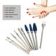 thumbnail image 5 of Brocas para u?as de 10piezas, Juego de brocas de u?as para u?as acrílicas, Herramienta de manicura de broca de cutícula profesional para spa de salón EOTVIA NO, 5 of 6