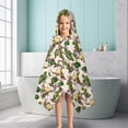 thumbnail image 6 of Beige Buffalo Skull Cactus Pattern Hooded Bath Towel，50"x30" for Ages 3 To 12 Kids, Quick Dry Lightweight Soft Microfiber Hood Beach Towel Cover Up for Kids, 6 of 7