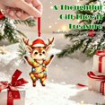 thumbnail image 5 of Christmas Tree Ornaments, Cute Animal Hanging Decorations, Acrylic Pendant with Light Bulbs, Winter Holiday Home Decor, Xmas Party Favors, Seasonal Charm for Indoor Decoration, Gift for Friends, 5 of 5