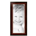 thumbnail image 2 of ArtToFrames 8" x 19" Matte Mahogany with Gold Accent Diploma Picture Frame, 8x19 inch Brown Wood Poster Frame (WOM-5109), 3 Pack, 2 of 6