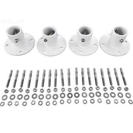 

S.R.Smith Aluminum Deck Mounted Anchor Flange - Silver 8 x 8 x 6