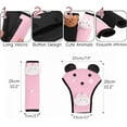thumbnail image 5 of Seat Belt Cover Pad for Kids, Cute Animal Child Seatbelt Covers & Triangle Cushion for Girls and Boys, 5 of 6