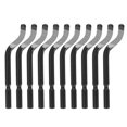thumbnail image 1 of 10 cuchillas desbarbadoras de acero inoxidable de alta calidad (negras), 1 of 7
