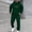 Set-A171Green, variant on Gamivast Romantic Mens Tracksuit Love Letter Print Hoodie and Sweatpants Set Warm Soft Fleece Lined Outfit for Casual Daily Date Lounge Sporty Wear