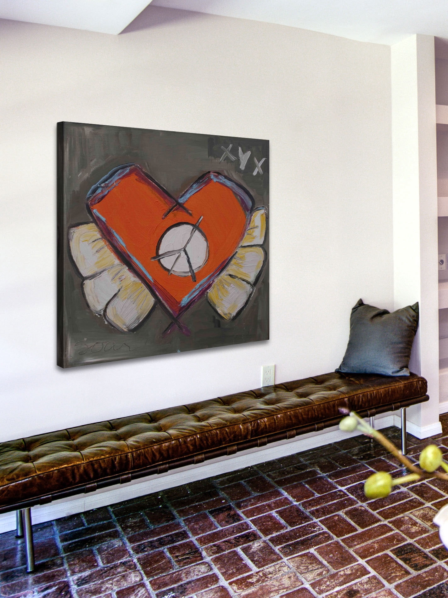 Marmont Hill "Sore Heart" by Tori Campisi Painting Print on Canvas