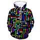 thumbnail image 3 of Sudadera con capucha con estampado 3D de circuitos para hombres y mujeres, sudaderas con cuello redondo geométricas, jersey de manga larga para otoño, abrigo de calle, 3 of 5